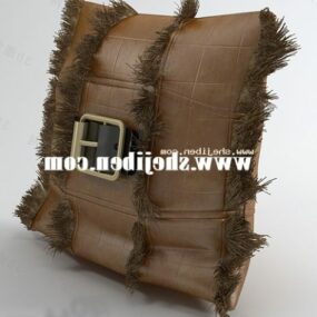 Pillow Leather Material 3d model
