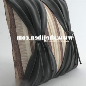 3д модель материала декоративной подушки из ткани