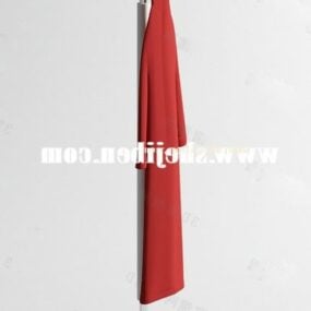 Clothes Hanger Metal Material 3d model