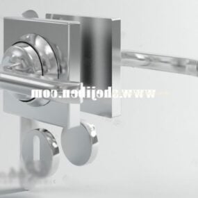 Door Lock With Pull 3d model