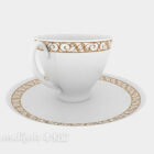 White Ceramic Coffee Cup V1