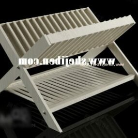 Shoes Cabinet Wooden Material 3d model