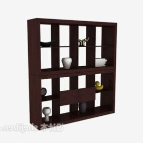 Chinese Wood Cabinet 3d model