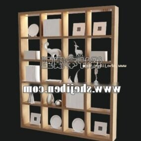Boekenkast Kast Meubilair 3D-model