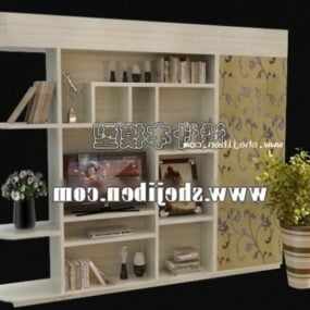 Wall Display Cabinet Home Furniture 3d model