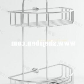 Modelo 3d de equipamento para churrasco de rack de jardim