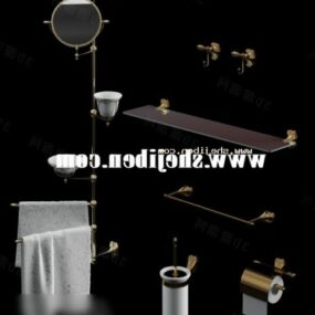 Bathroom Sanitary Set 3d model