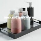 Cosmetic Bottle On Tray