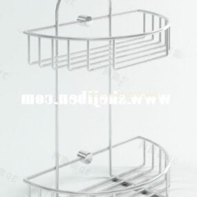Modelo 3d de rack de tigela de cozinha