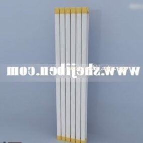 3D model hliníkového krytu radiátoru