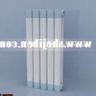 Hliníkový radiátor bílý lakovaný