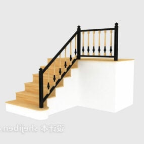 Muebles de escalera de esquina modelo 3d