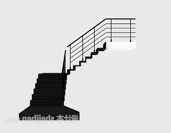 ריהוט מדרגות בצורת L