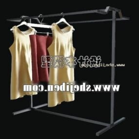 Commercial Fashion Shelf Furniture 3d model