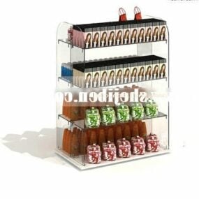 Commercial Small Food Shelf 3d model