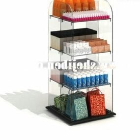 Supermarket Bag Shelf 3d model