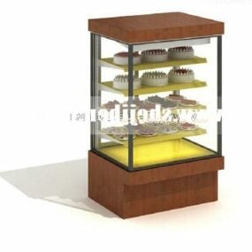 Market Refrigerator Cabinet 3d model