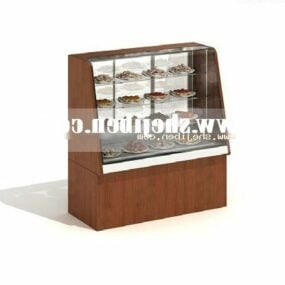 Supermarket Bakery Shelf 3d model