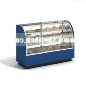 Supermarket Cooling Shelf 3d model