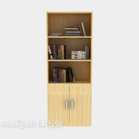 Kontor liten bokhyllemøbler 3d-modell