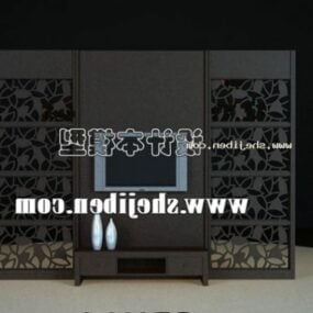 Carving Screen Partition Backwall 3D-Modell