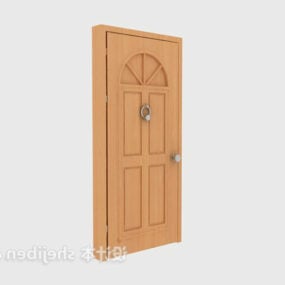 European Door Wooden 3d model