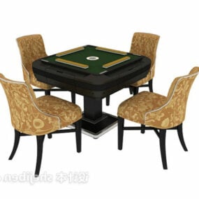 Mahjong Table Casino Furniture 3d model