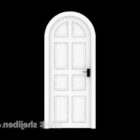 金庫室の扉の白塗装
