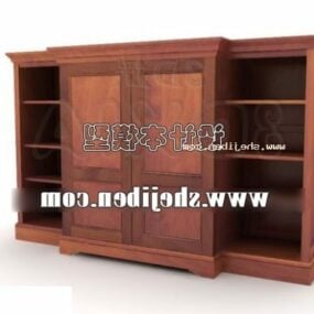 Chinees houten kledingkastplank 3D-model