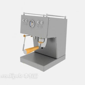 Kaffeemaschine mit einer Pumpe, 3D-Modell