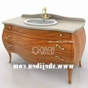 European Classic Washbasin 3d model