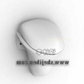 Smooth Edge Toilet Wall Mounted 3d model