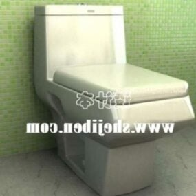 Model 3D Sanitary Toilet Square