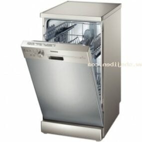 Máquina de lavar louça Siemens tamanho fino modelo 3d