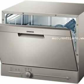3д модель посудомоечной машины Siemens бежевого цвета
