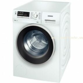 Máquina de lavar roupa Siemens com controle LCD modelo 3d