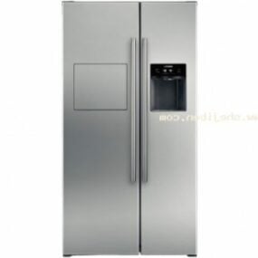 西门子冰箱银色3d模型