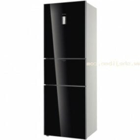 Siemens Refrigerator Black Door 3d model