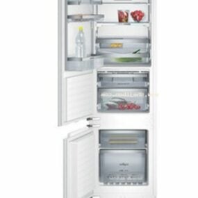西门子冰箱开门3d模型