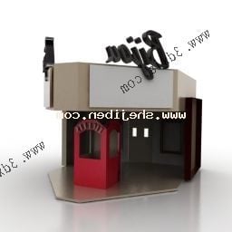 Shophouse Building House 3D-Modell