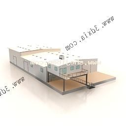 Model 3d Gedung Toko Negara