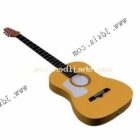 Acoustic Guitar Yellow Wood