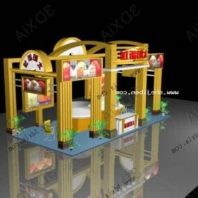 Children Playground Exhibition Showroom 3d model