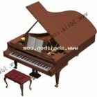 Grand Piano Wooden Color