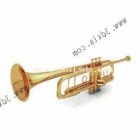 Instrumento de trompeta de latón