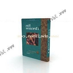 Book Green Cover 3d model