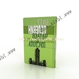 Boek groene kleur 3D-model