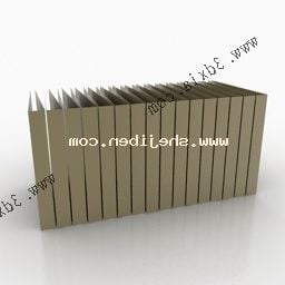 Data Folder Rack Furniture 3d model