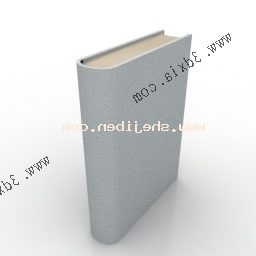 Boek harde kaft 3D-model