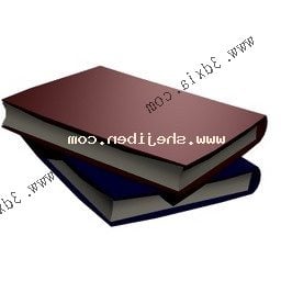 Book Leather Hard Cover 3d model
